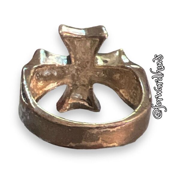 Bundle Sale 3 for $15 | Iron Cross Bikers Ring | Size 11.5 - Picture 4 of 13